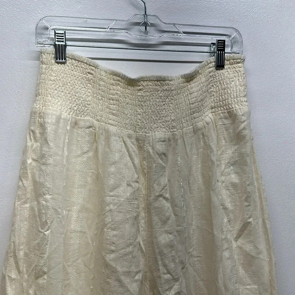 Free People Nikki Co-Ord 2 Piece Matching Set in Ivory Cotton New Size Large - Picture 5 of 10